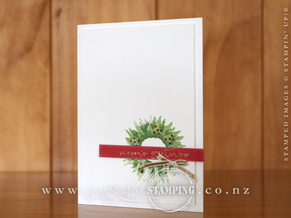 Painted Harvest Christmas Wreath