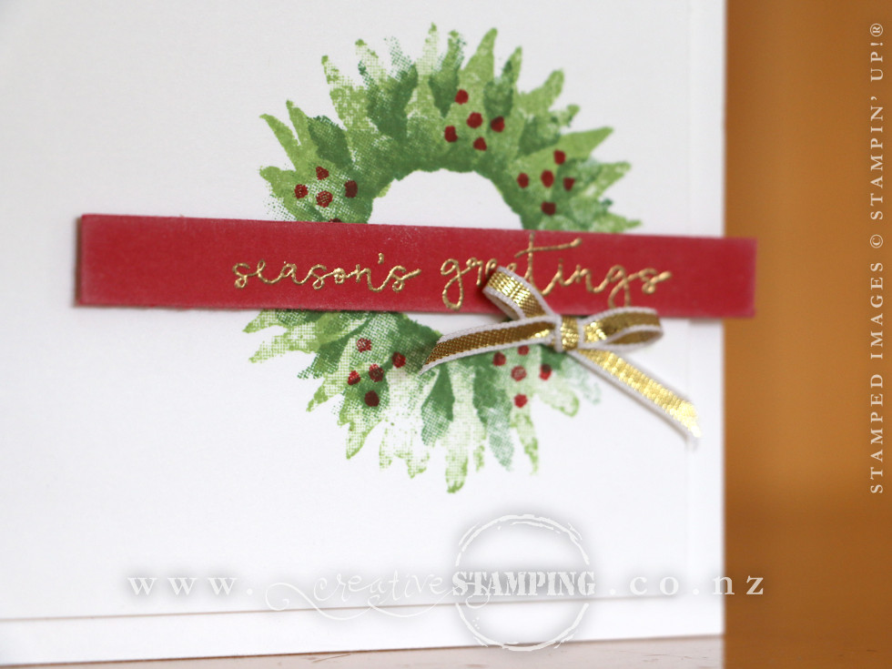 Painted Harvest Christmas Wreath