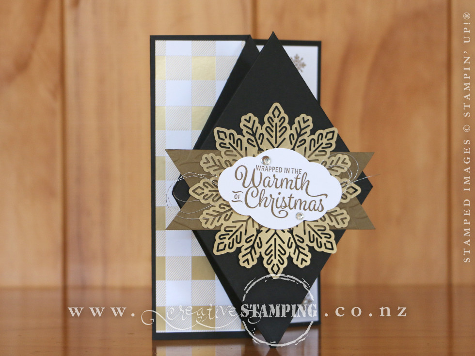 Diamond-Fold Christmas Card