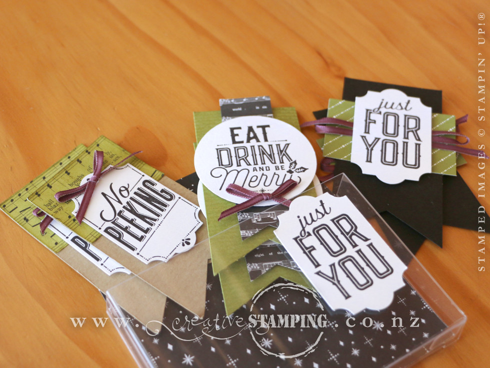Merry Little Labels Gift Box and Christmas Tags