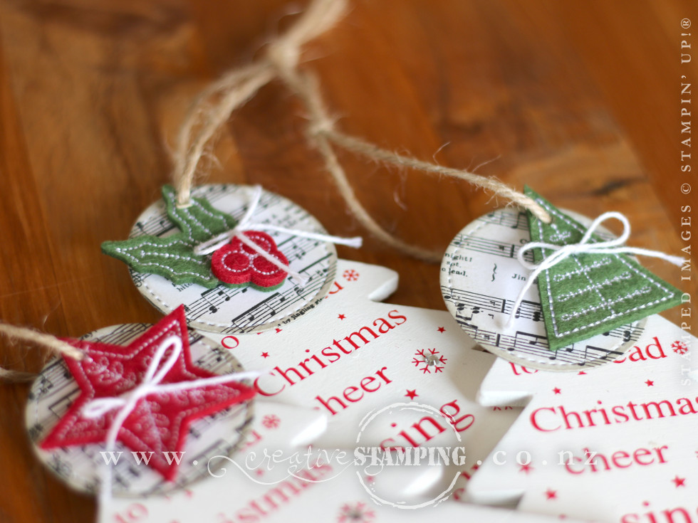Quilted Christmas Altered Christmas Tree Decoration