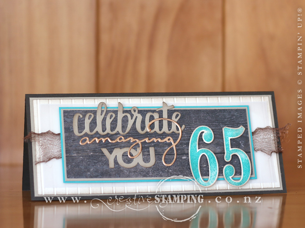 Celebrate You Milestone Birthday Card - retiring at 65!