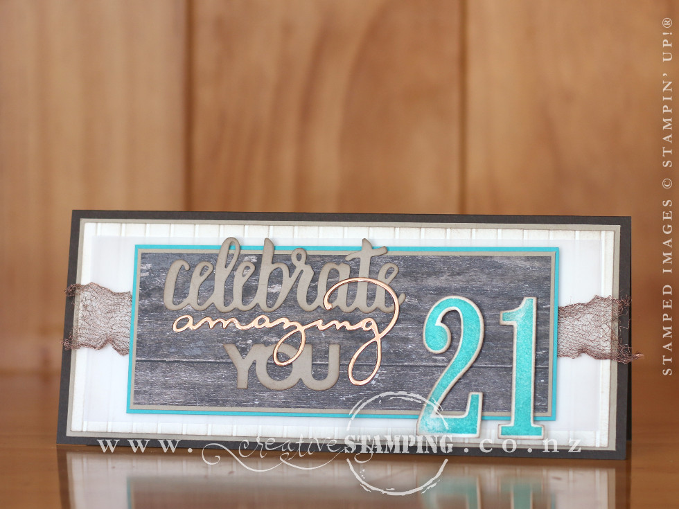Celebrate You Milestone Birthday Card - 21st birthday!