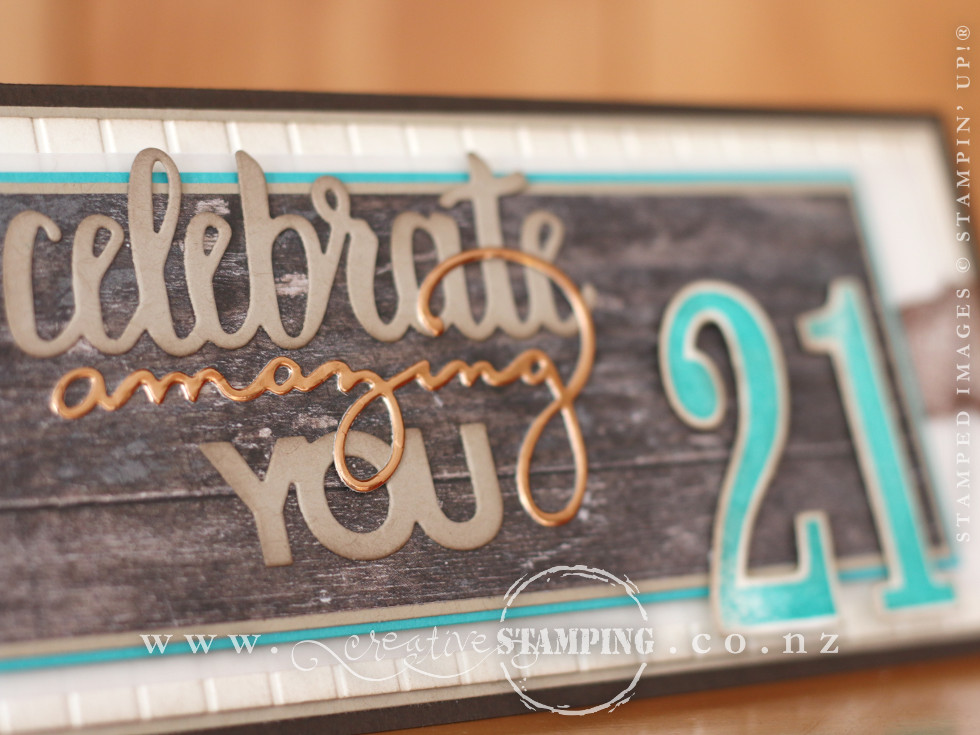 Celebrate You Milestone Birthday Card - 21st birthday!