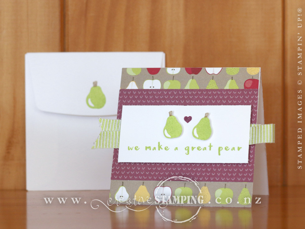Tutti-Frutti Valentine Note Card