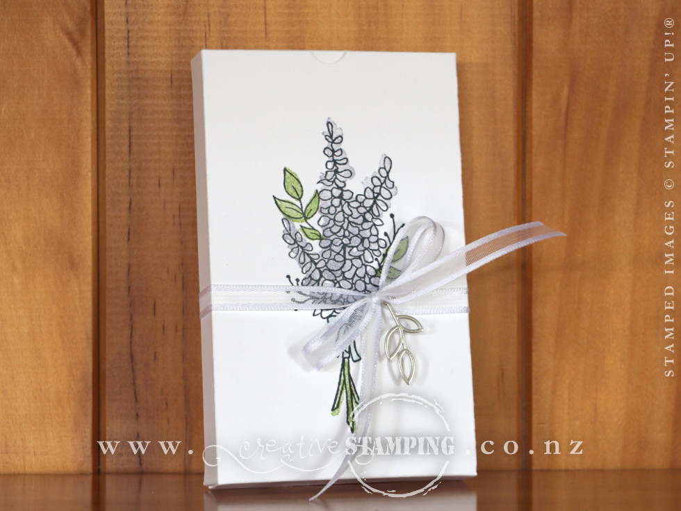 Lots of Lavender Gift Boxed Narrow Note Cards & Envelopes
