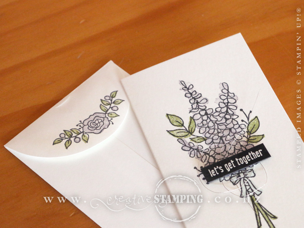 Lots of Lavender Gift Boxed Narrow Note Cards & Envelopes