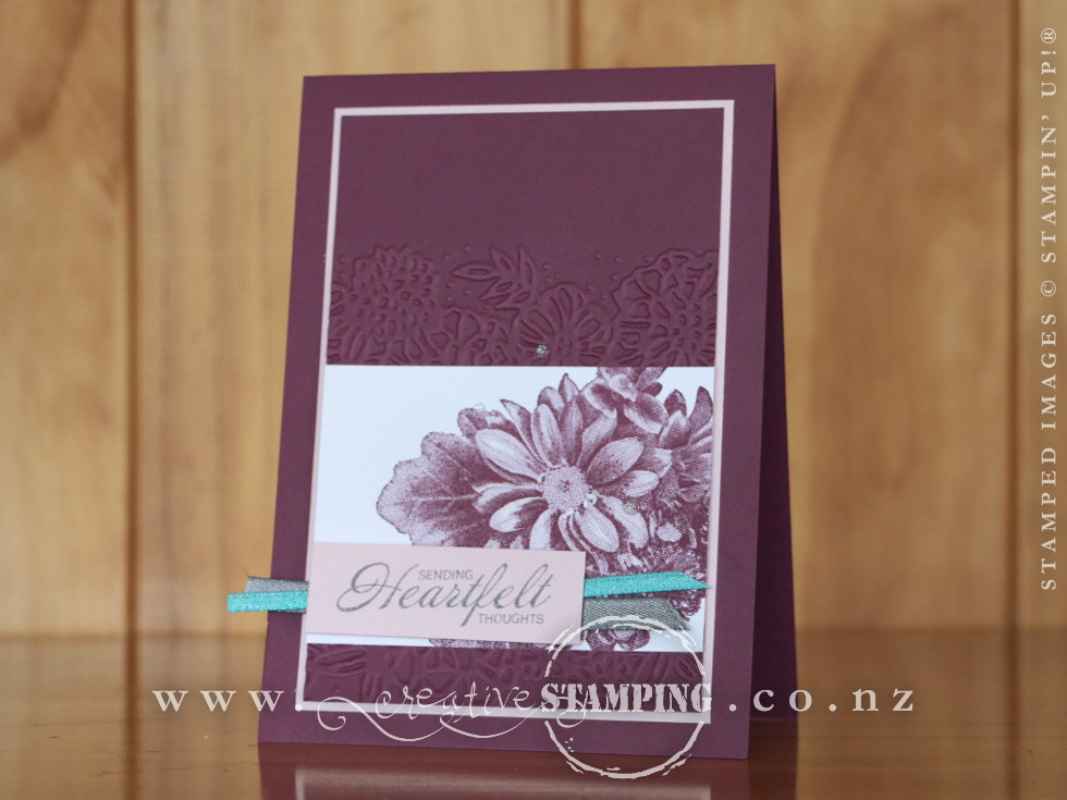 Heartfelt Blooms Sympathy Card