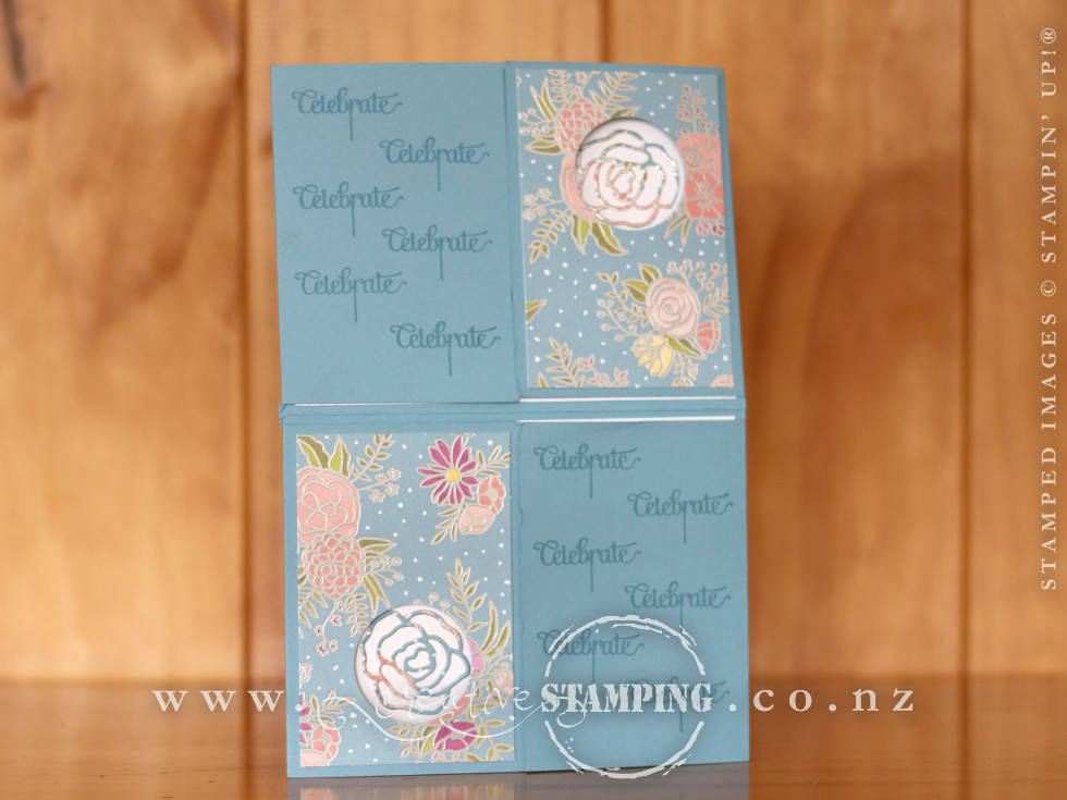 Cake Soir&eacute;e Double Peekaboo Card