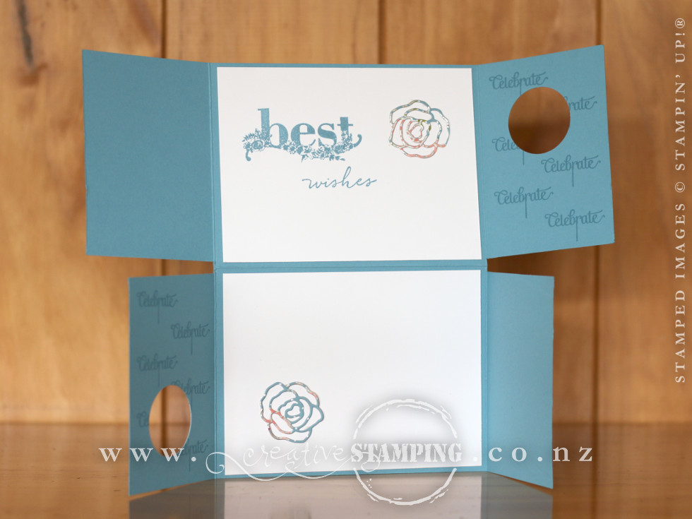 Cake Soir&eacute;e Double Peekaboo Card