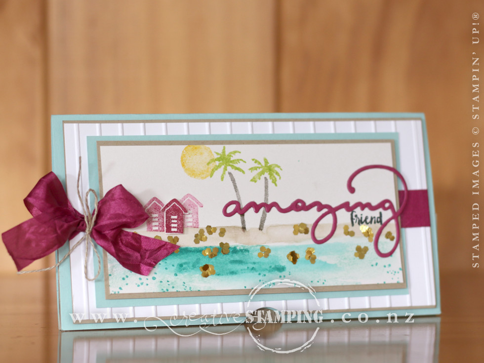 Waterfront Beach Card