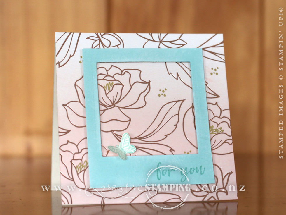 Springtime Foils Thank You Card