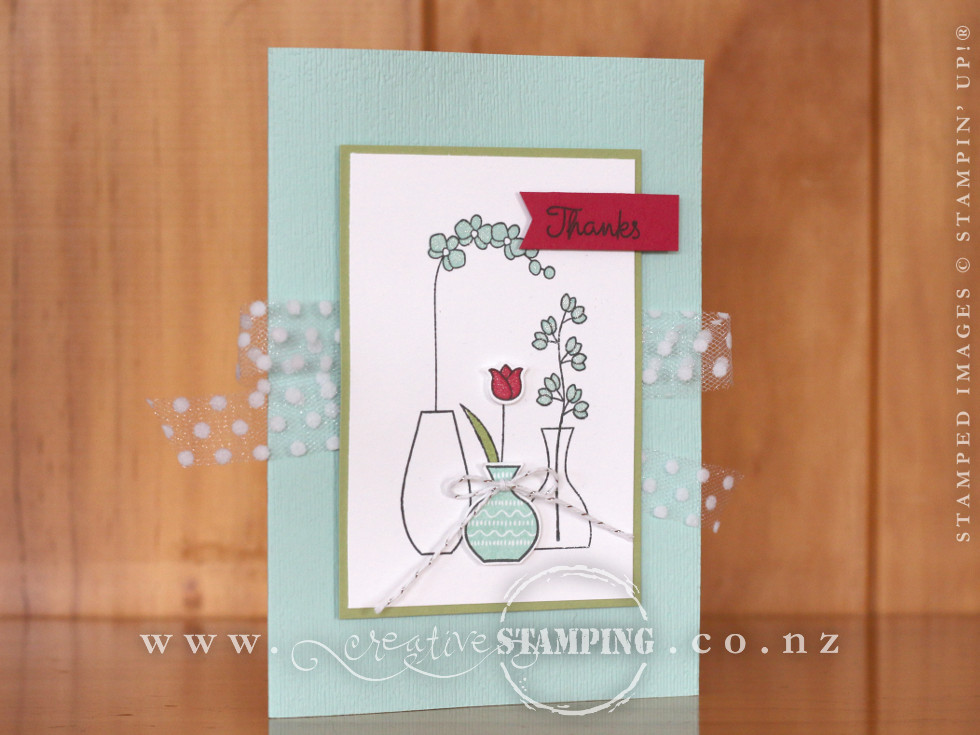 Varied Vases Thank You Card