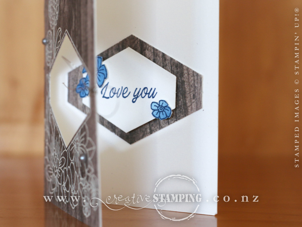 Accented Blooms Love You Card