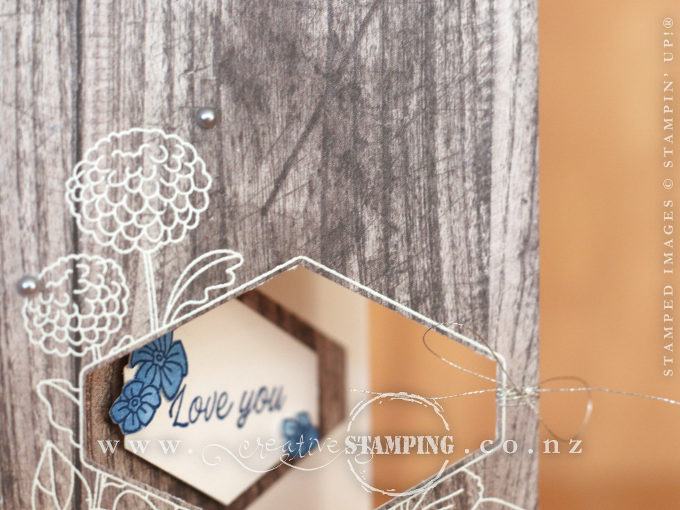 Accented Blooms Love You Card