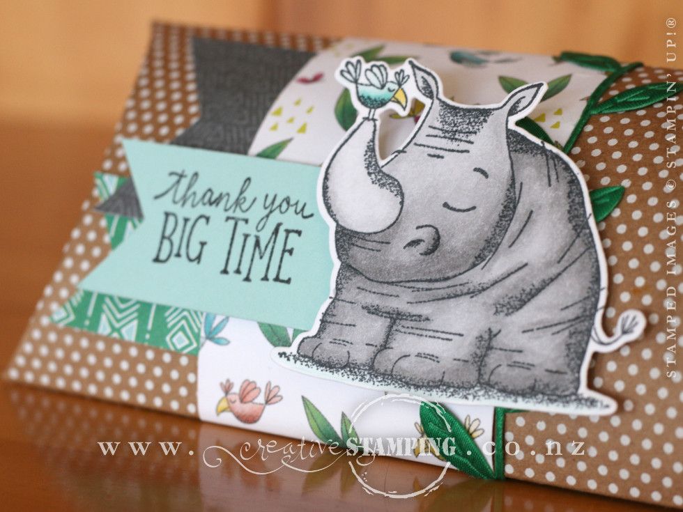 Animal Outing Kraft Pillow Box