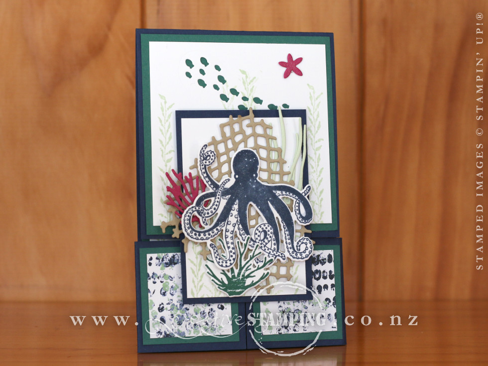 Sea of Textures Dutch-Fold Card