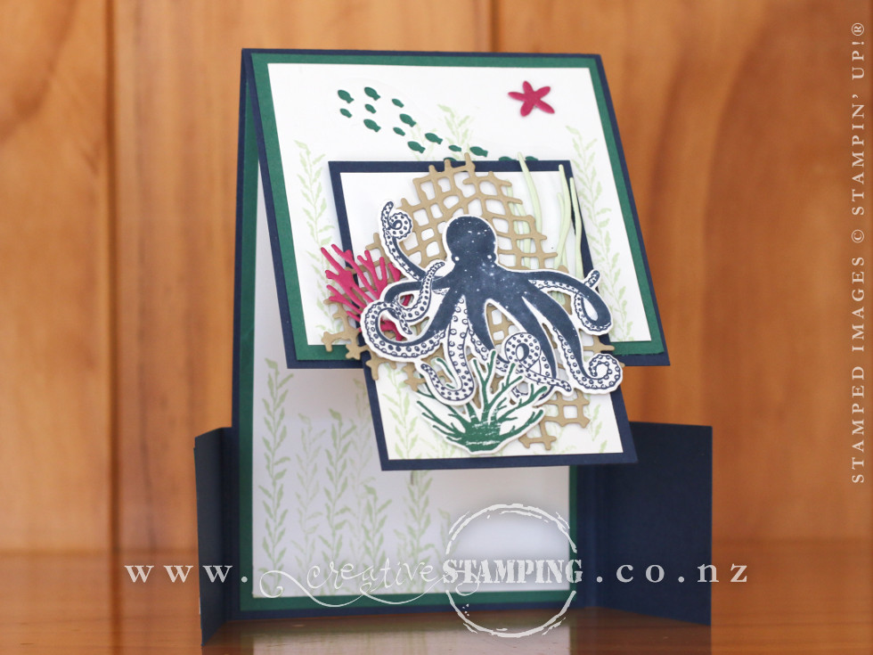 Sea of Textures Dutch-Fold Card