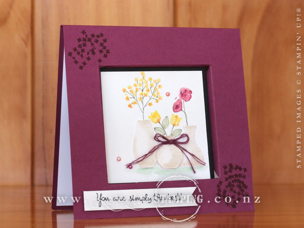 Varied Vases Window Box Card