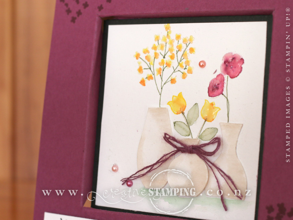 Varied Vases Window Box Card