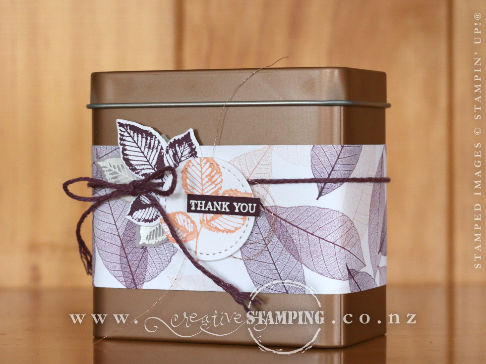 Nature's Poem Copper Tea Tin