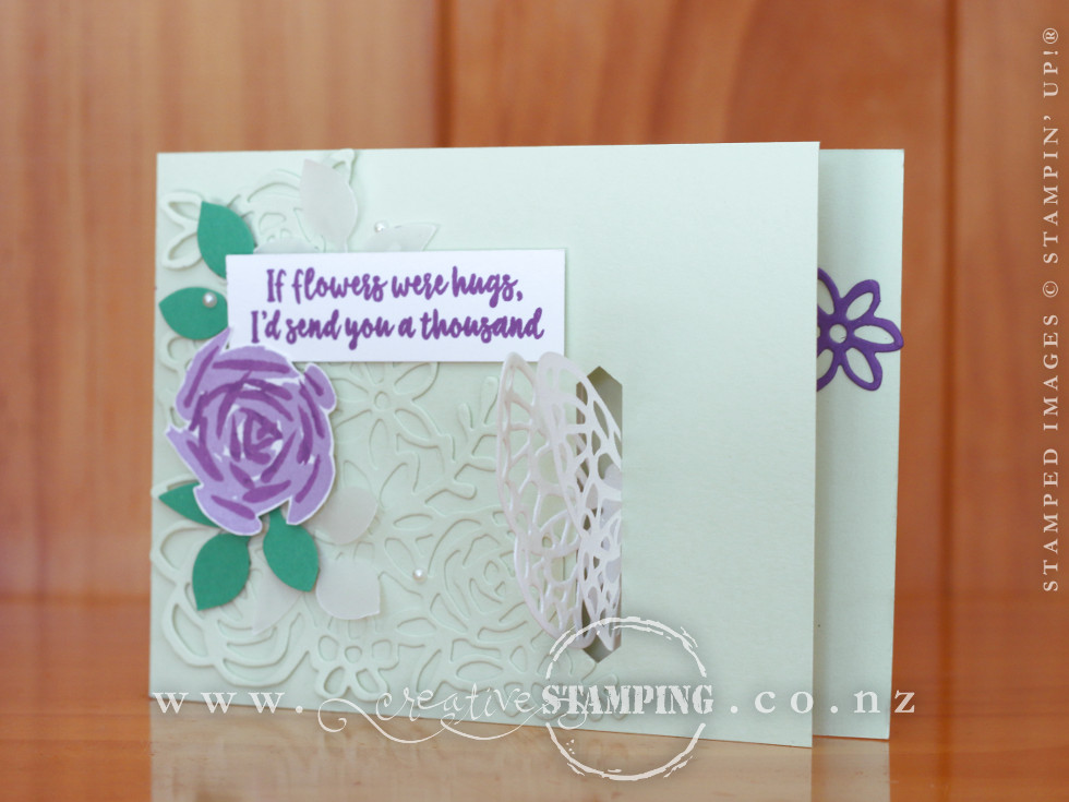Abstract Impressions Pop-Out Butterfly Card