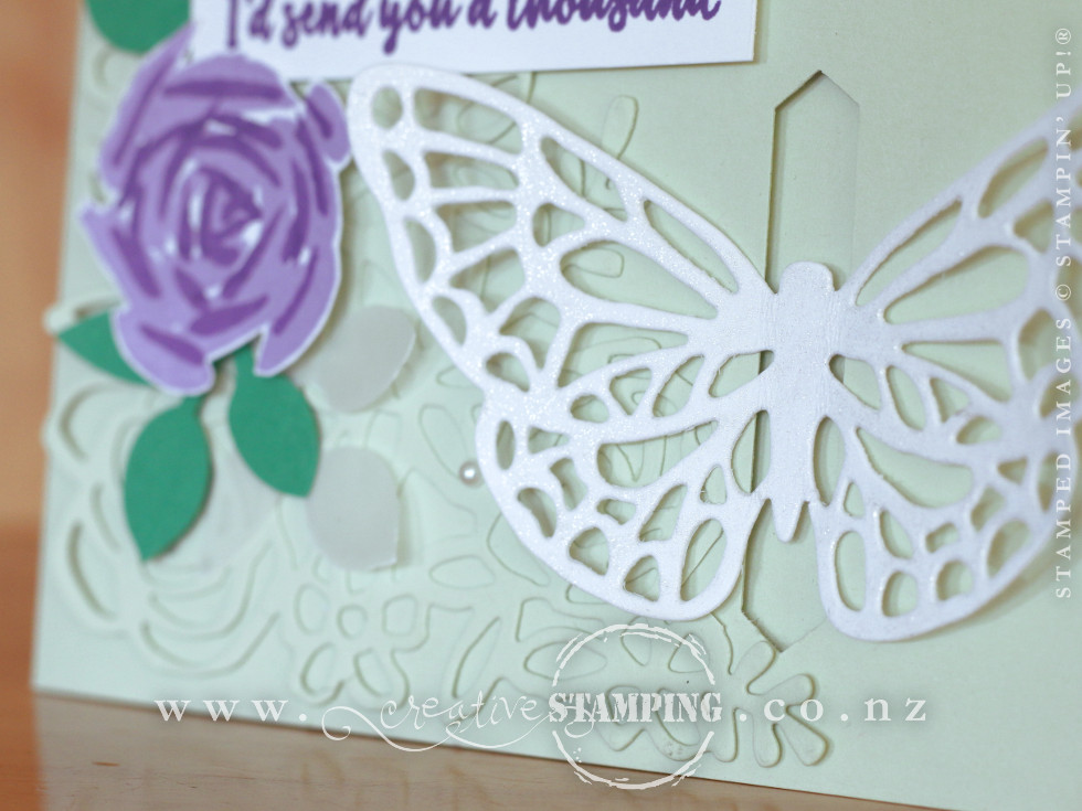 Abstract Impressions Pop-Out Butterfly Card