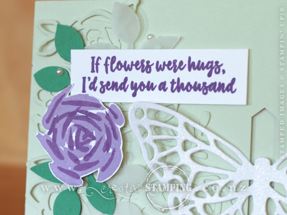 Abstract Impressions Pop-Out Butterfly Card