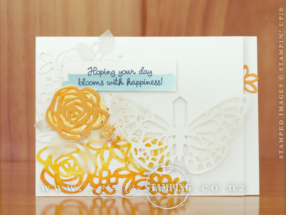 Abstract Impressions Birthday Pop-Out Butterfly Card