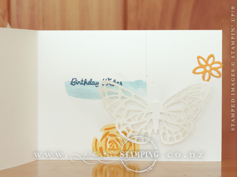 Abstract Impressions Birthday Pop-Out Butterfly Card