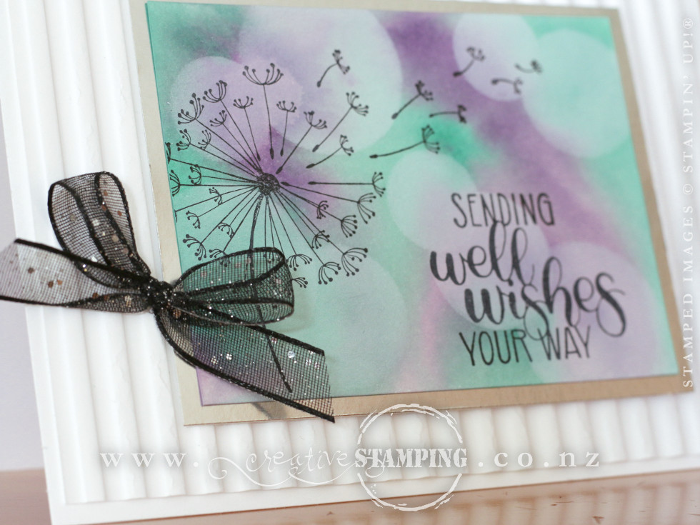 Dandelion Wishes Bokeh Card