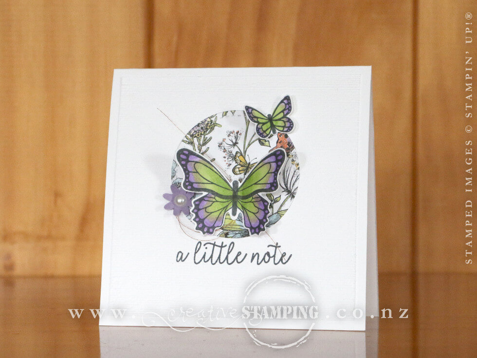 Butterfly Gala A Little Note Card