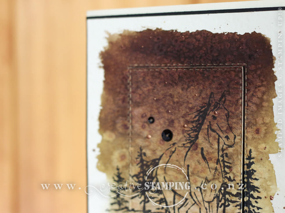 Let It Ride Card with Salt Technique