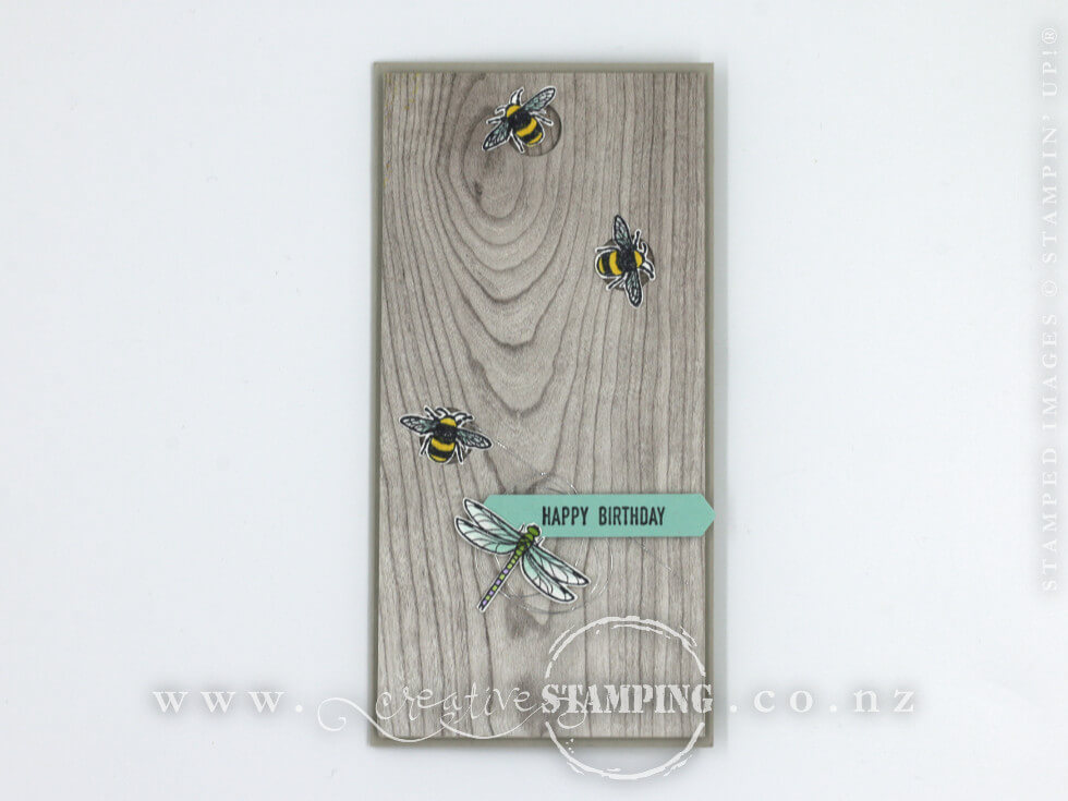 Touches of Texture Child Bug Birthday Card