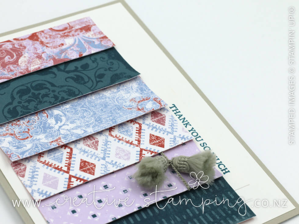 Woven Threads Thank You Card
