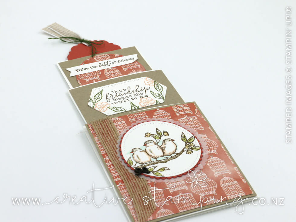 Bird Ballad Triple Pull Up Card