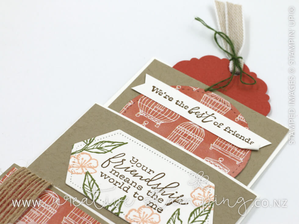 Bird Ballad Triple Pull Up Card