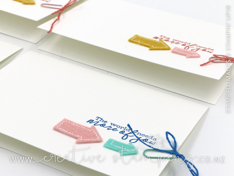 Thirty Thank You Cards using the Follow Your Art Embellishment Kit