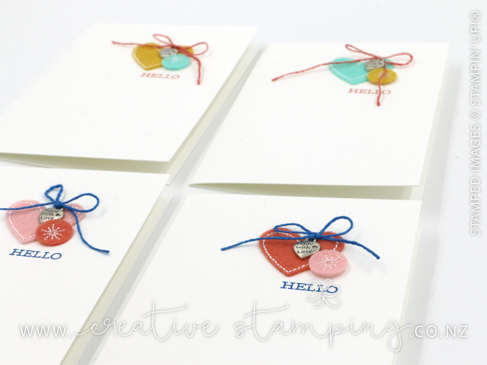 Thirty Thank You Cards using the Follow Your Art Embellishment Kit