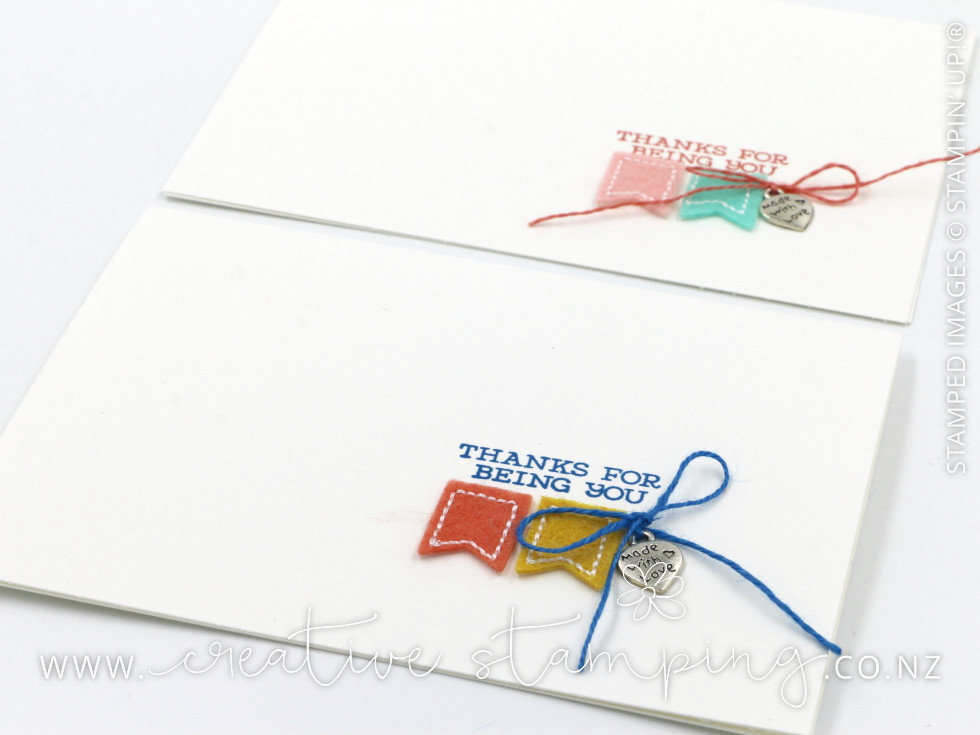Thirty Thank You Cards using the Follow Your Art Embellishment Kit