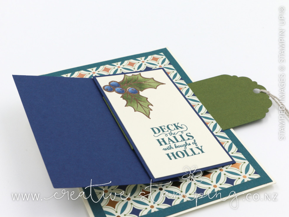 Christmas Gleaming Surprise Opening Christmas Card