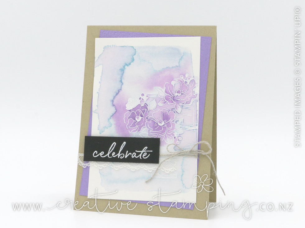 Happy Birthday To You Watercolour Wash Card