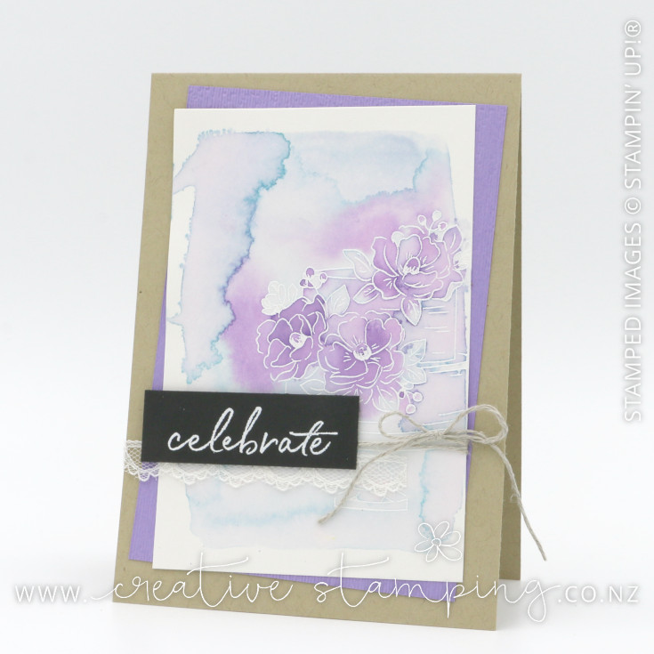 Happy Birthday To You Watercolour Wash Card