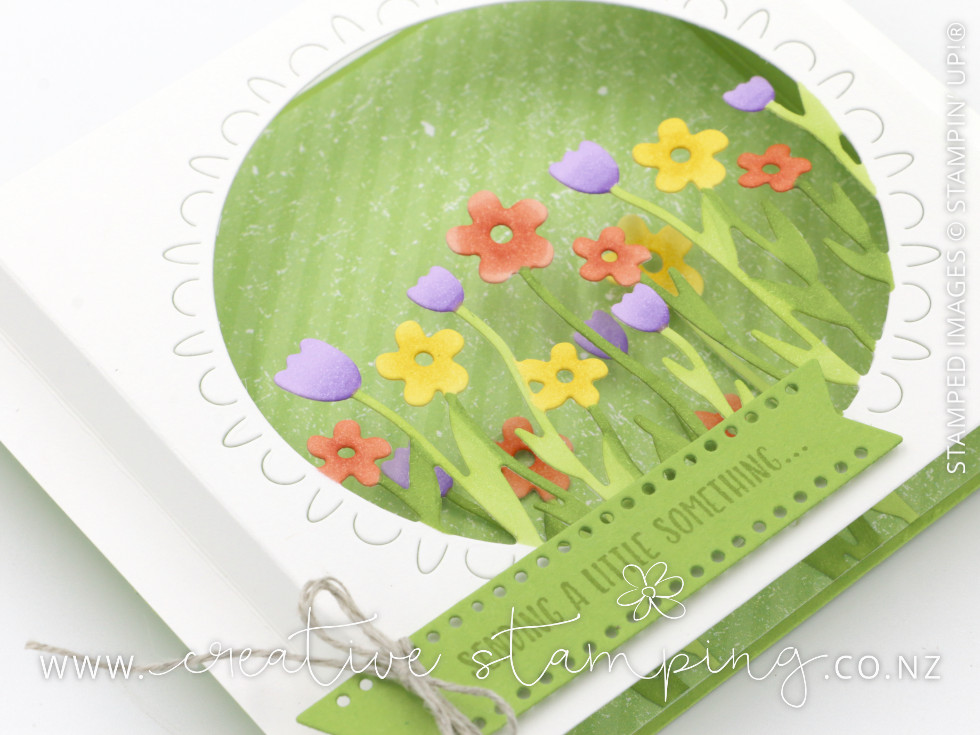 Sending You Thoughts Diorama Congratulations Card