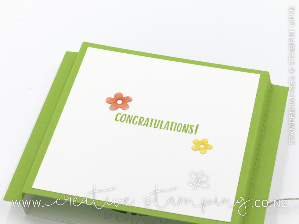 Sending You Thoughts Diorama Congratulations Card
