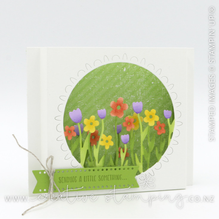 Sending You Thoughts Diorama Congratulations Card