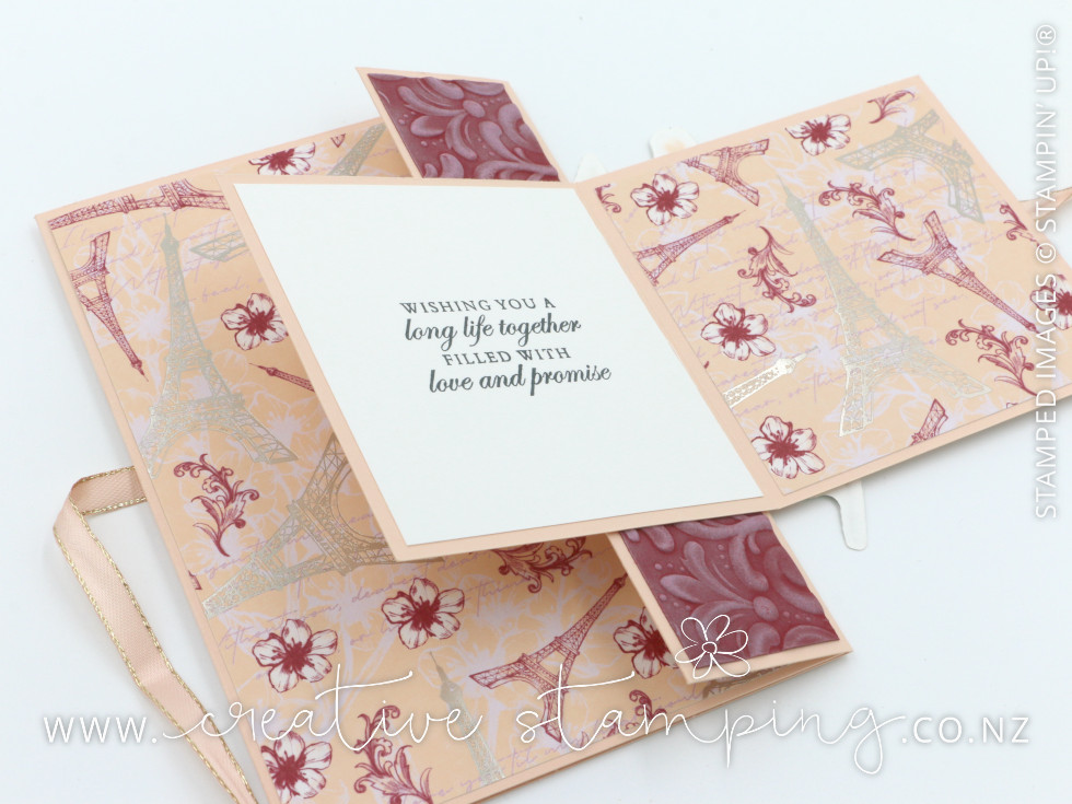 Parisian Blossoms Wedding Card