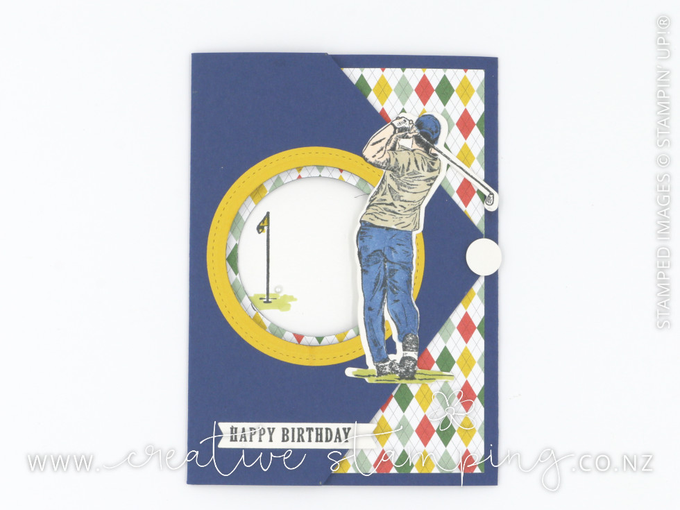 Clubhouse Peep-Through Window Card