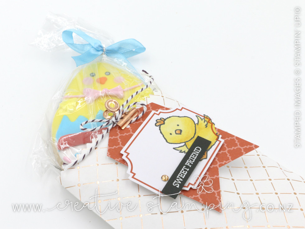 Welcome Easter Copper Dotted Treat Bags