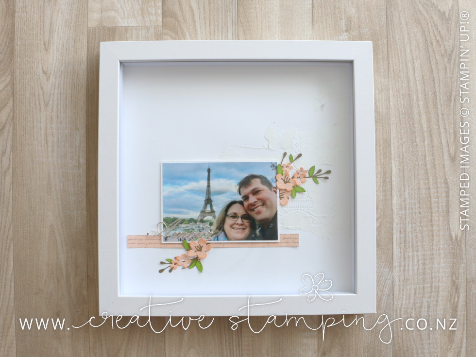 Parsian Blossoms Paris Memory Keeping Framed Scrapbooking Page